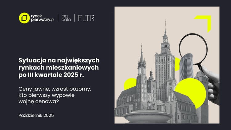 Sytuacja na największych rynkach mieszkaniowych po III kwartale 2025